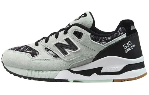 New Balance NB 530 comfortable cushioning leather low-top cross-country running shoes women's light green