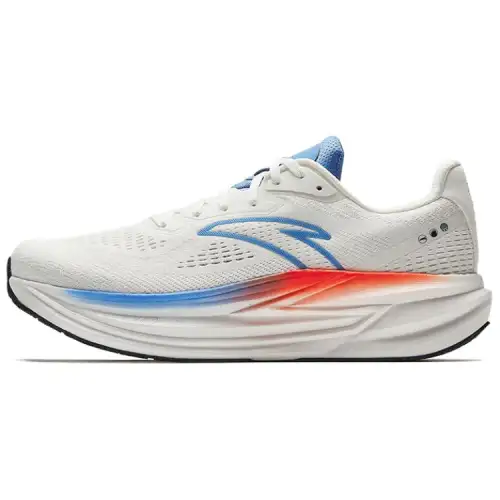 Anta Cushioning, Wear Resistant Low top Casual Long Distance Running Sprint Running Shoes Men's White