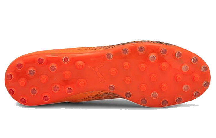 Мужские бутсы PUMA ULTRA 1.1 (оранжевые) — фото 4