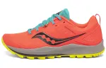 Saucony Slip-Resistant Cushioning Wear-Resistant Lightweight Low-Top Running Shoes Men's Orange Red