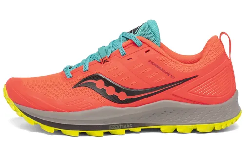 Saucony Slip-Resistant Cushioning Wear-Resistant Lightweight Low-Top Running Shoes Men's Orange Red