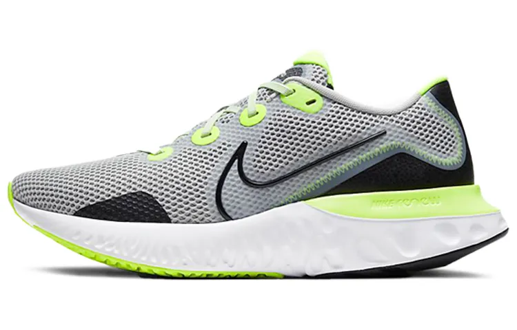 Nike Renew Run Abrasion Resistant Breathable Abrasion Resistant Breathable Low top Running Shoes Men's Black Gray Green