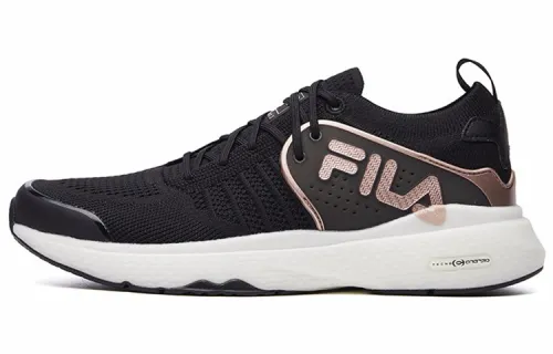 FILA Athletics Running Shoes Women's Low Top Black/White/Rose Gold