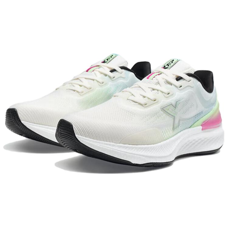 XTEP Cushioning Rebound Cushioning Rebound Low top Running Shoes Women’s White Pink Green