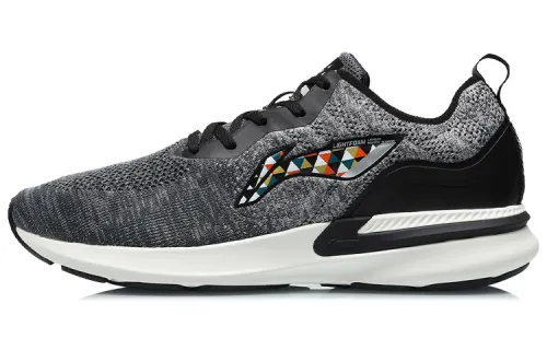 Li Ning Arashi Cushioning Low top Running Shoes Unisex Black Gray