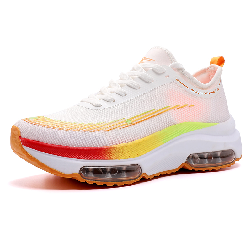 BIANSULONG Cushioning Slip Resistant Abrasion Resistant Low top Air Cushion Training Running Shoes Men’s