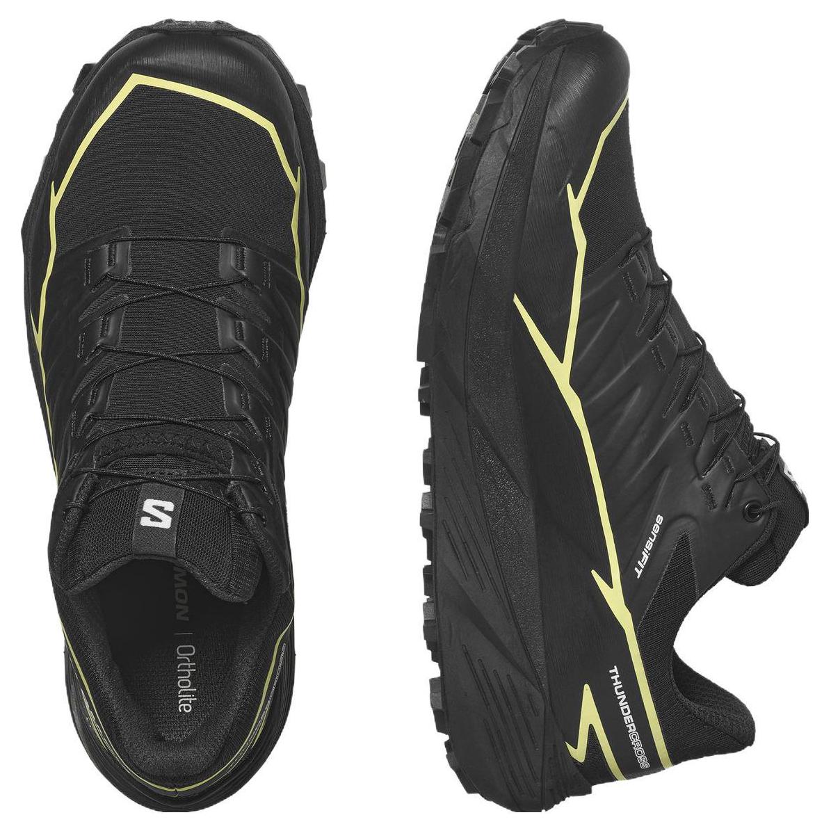 SALOMON Slip Resistant Abrasion Resistant Slip Resistant Abrasion Resistant Low top Running Shoes Women’s Black