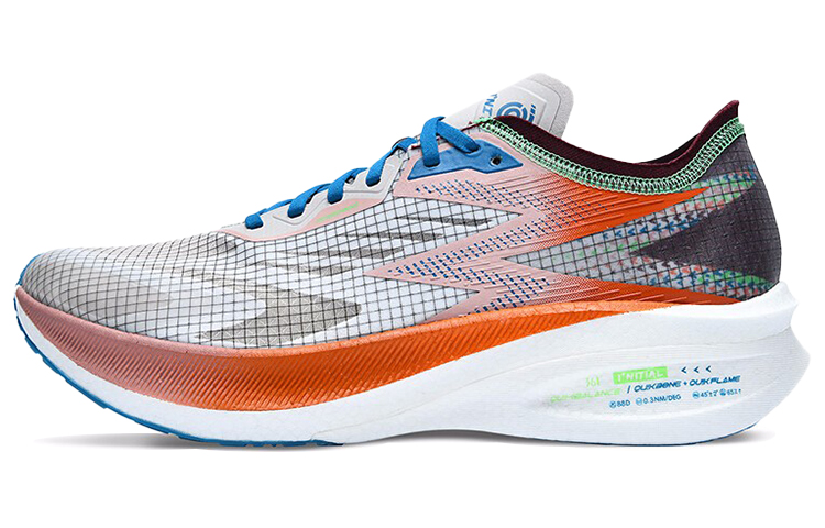 361° Fly Burning Slip Resistant Abrasion Resistant Low top Running Shoes Men’s White Blue