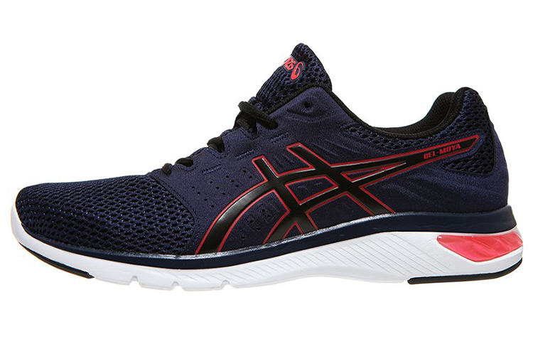 Asics Gel moya Abrasion Resistant Low top Running Shoes Men's Blue Black