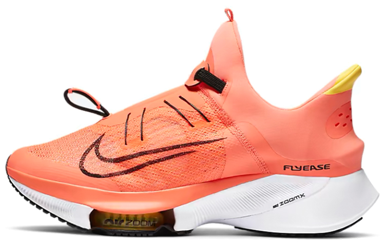 Nike Air Zoom Tempo Next% FlyEase 'Brt Mango Black White'