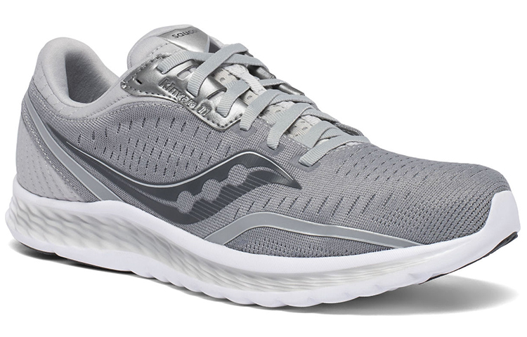 Saucony KINVARA 11 Elite 11 Cushioning Low top Running Shoes Men’s Charcoal Gray
