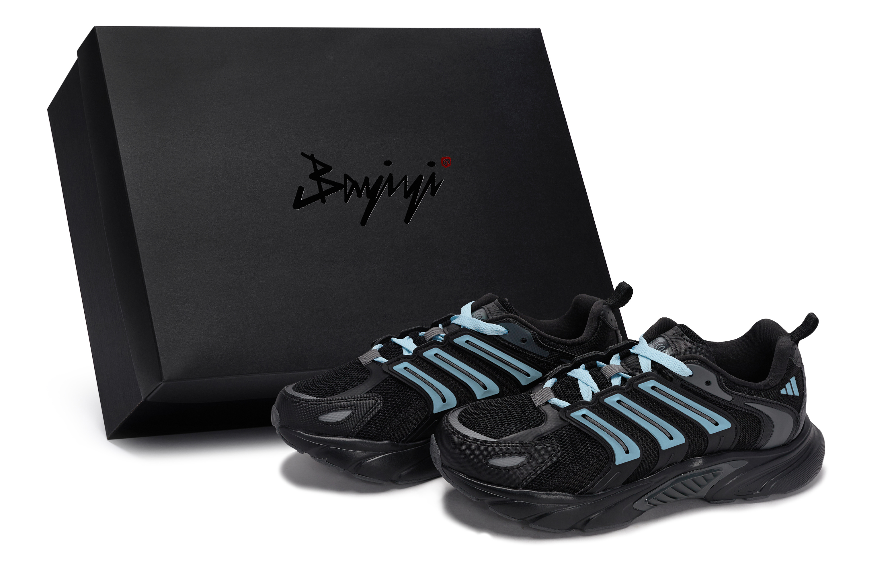 Adidas CLIMACOOL BOUNCE Slip Resistant Abrasion Resistant Low top Running Shoes Unisex Black Blue