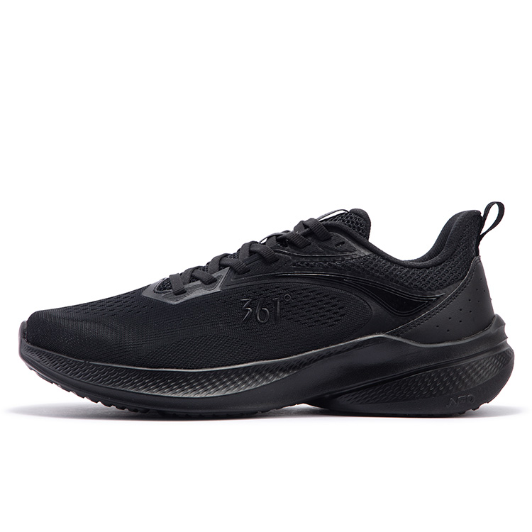 361° Blade Leaf 2.0 Mesh Cushioning, Wear Resistant Low top Running Shoes Men’s Obsidian Black