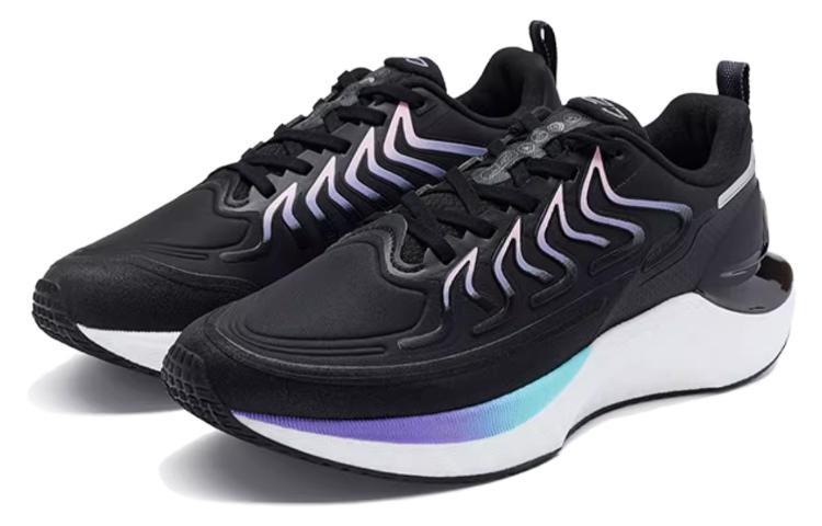 XTEP Wind And Fire 27 Cushioning, Wear Resistant Low top Running Shoes Women’s Black Wisteria Purple
