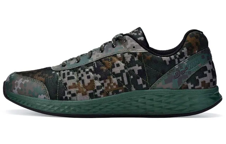 DO WIN Comfortable Cushioning Slip Resistant Abrasion Resistant Low top Casual Running Shoes Unisex Army Green