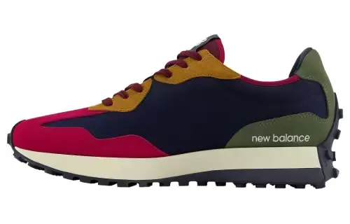 New Balance 327 Winter Navy Pink Maroon