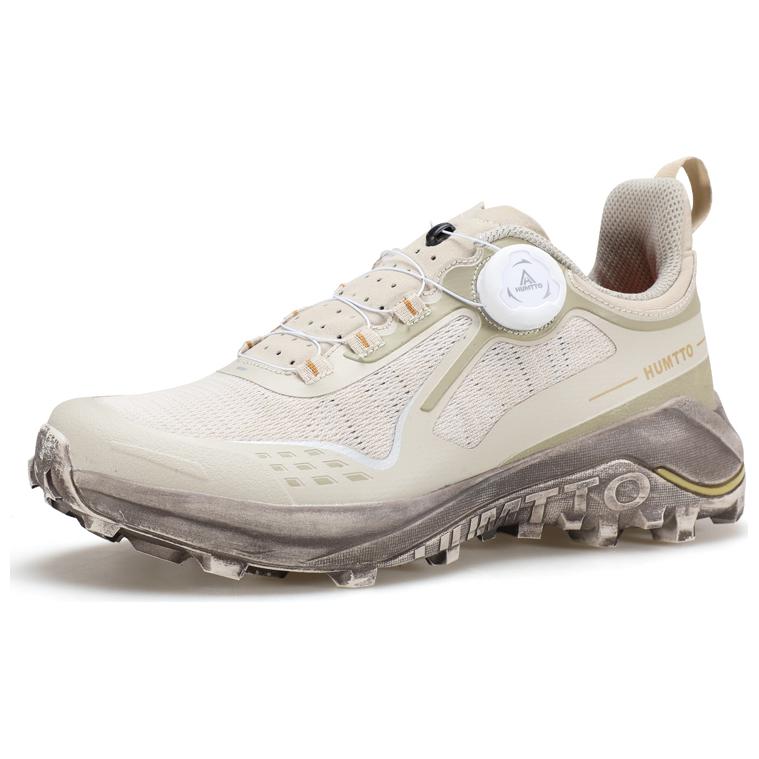 HUMTTO Cushioning Slip Resistant Cushioning Slip Resistant Low top Trail Running Shoes Women’s Beige