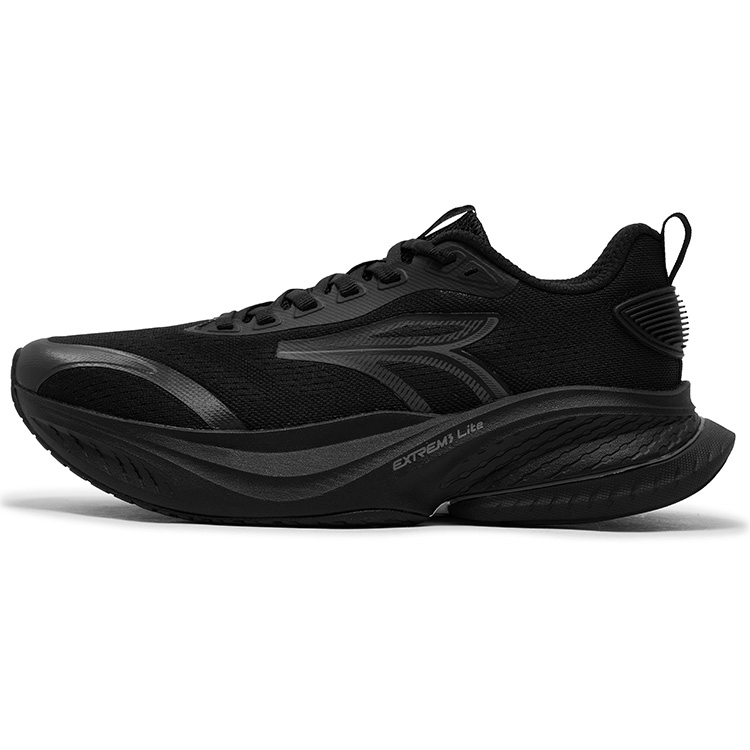 361° Cushioning Slip Resistant Abrasion Resistant Low top Casual Running Shoes Men’s Obsidian Black