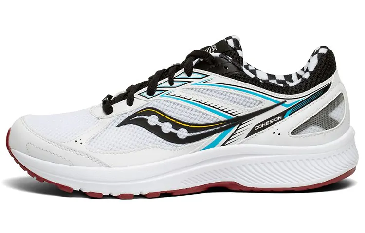 Saucony Cohesion 14 Comfortable Round Toe Slip Resistant, Abrasion Resistant, Breathable
