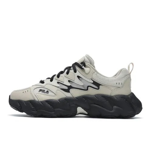 FILA Fern 2 Fern Sneakers 2.0 Abrasion Resistant Breathable Low top Casual Shoes Men's White Yellow