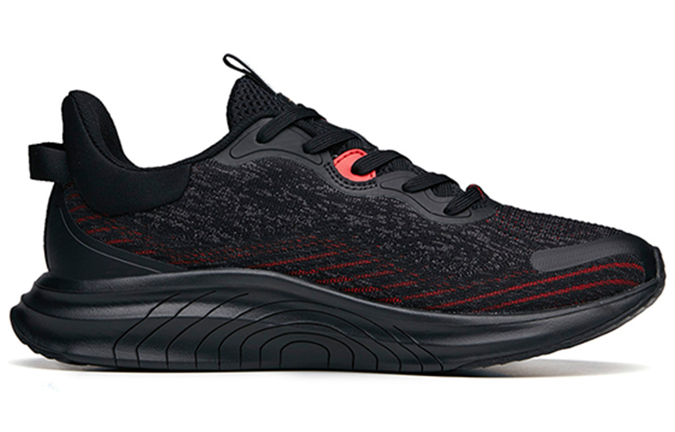 Anta Breathable Low top Running Shoes Men’s Black Red