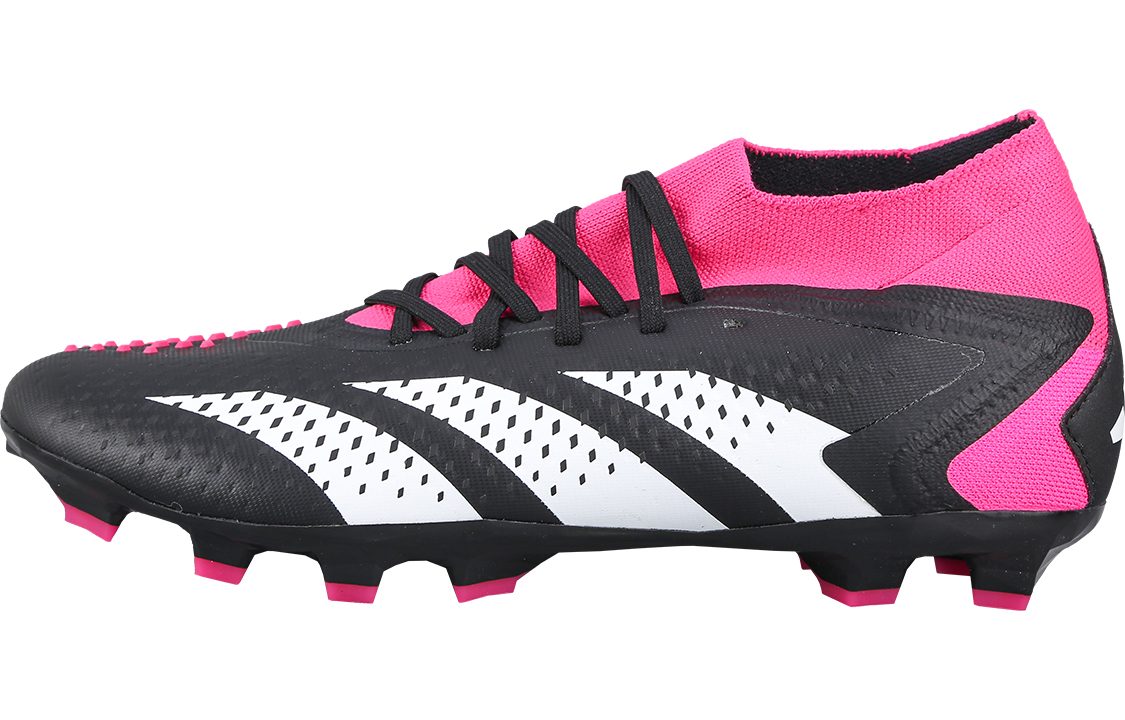 Adidas Predator Accuracy.2 Predator Accuracy.2 Falcon sub-high-end short nails MG (glue short nails) artificial grass shock-absorbing anti-slip lightweight football shoes men's black pink