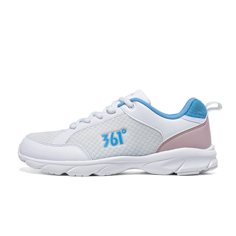361° Cushioning Breathable Lightweight Low top Casual Running Shoes Women’s 361 Degrees White Calm Blue