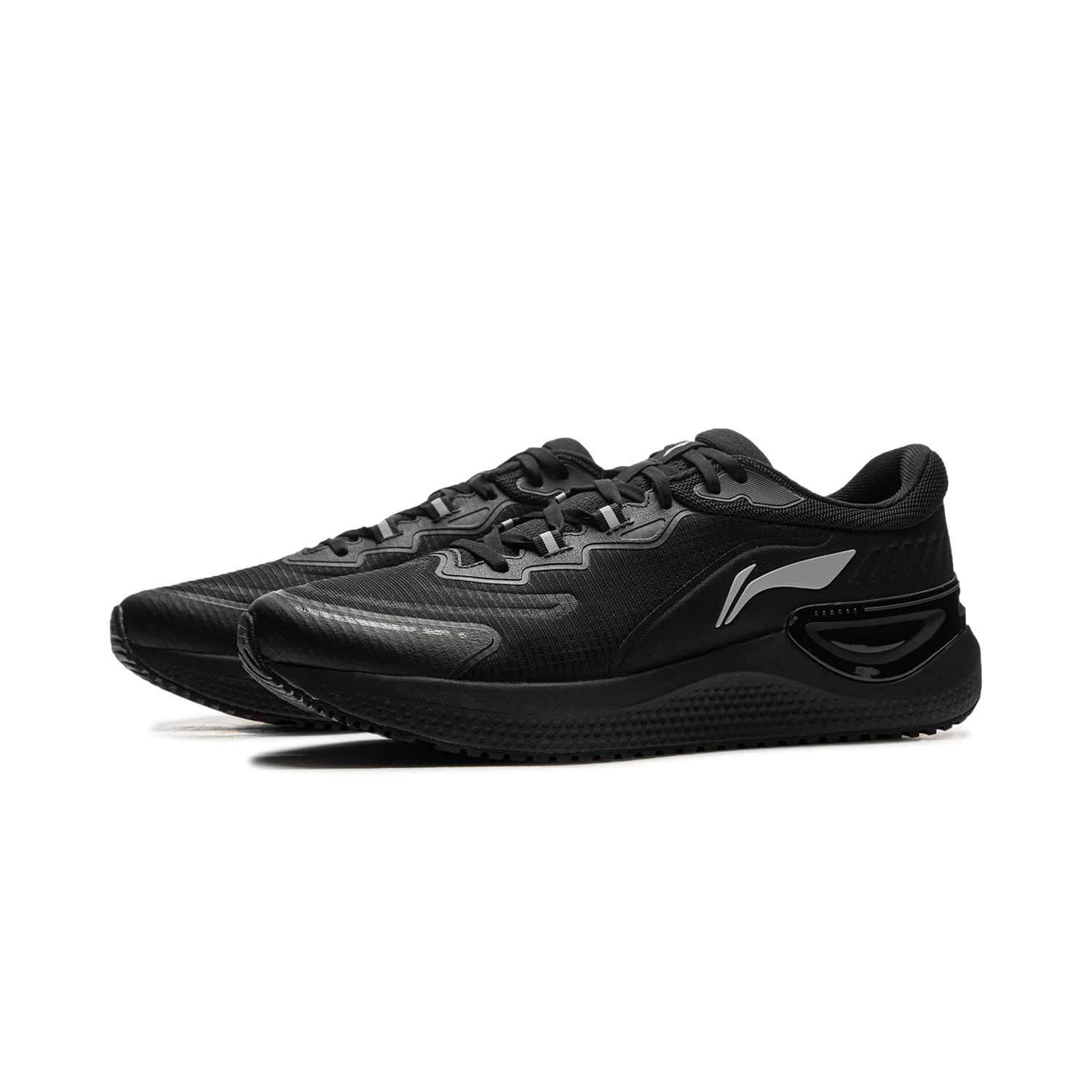 Li Ning Eazgo V2 Cushioning Abrasion Resistant Rebound Low top Running Shoes Men’s Black