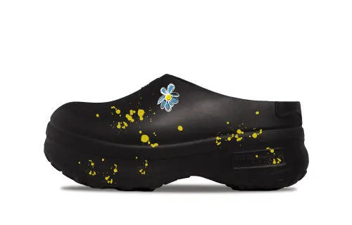 Adidas Originals ADIFOM STAN MULE Abrasion Resistant Slip Resistant Closed Toe Slippers Unisex Black