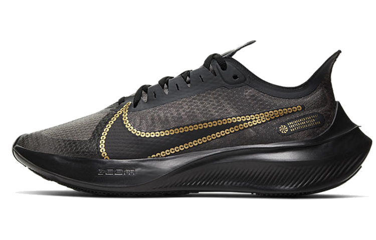 Женские кроссовки Nike Zoom Gravity 1 GD (черно-золотые)