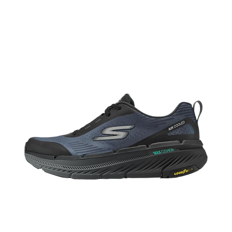 Skechers Breathable Lightweight Support Cushioning Balance Anti Rollover Low top Running Shoes Men’s Black