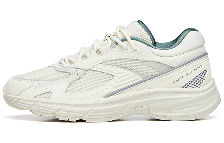 Anta AT951 Vintage Low top Sports Casual Shoes Women's Beige White Green