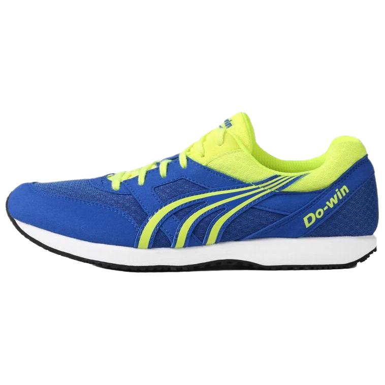 DO WIN Abrasion Resistant Lightweight Wear resistant And Lightweight Low top Running Shoes Unisex Blue Yellow White