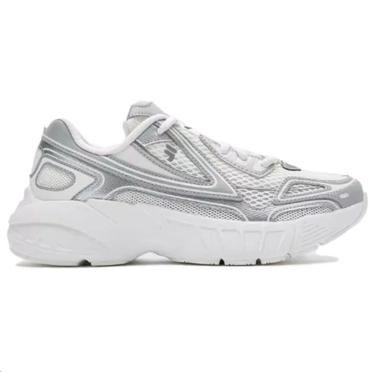 FILA FUSION CRED Navigator Mesh Cushioning Low top Running Shoes Women’s Gray White