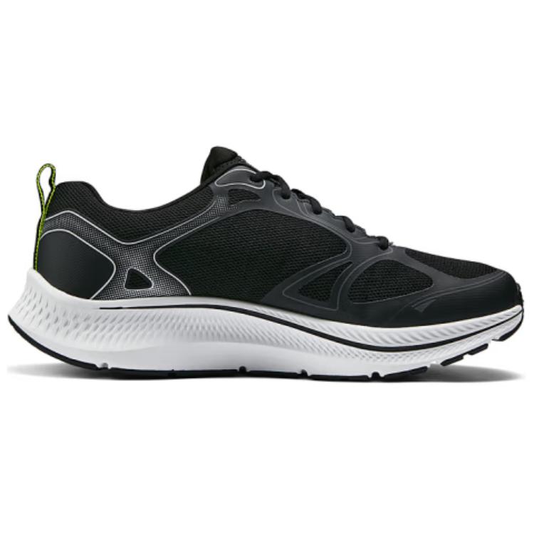 Skechers Cushioning Abrasion Resistant Cushioning, Wear Resistant Low top Casual Running Shoes Men’s Black White