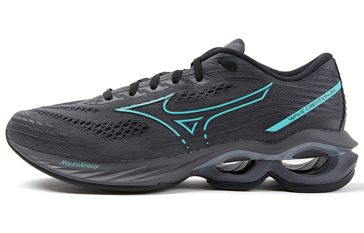 Кроссовки Mizuno Mizuno Creation 24 (серо-черные с зеленым)