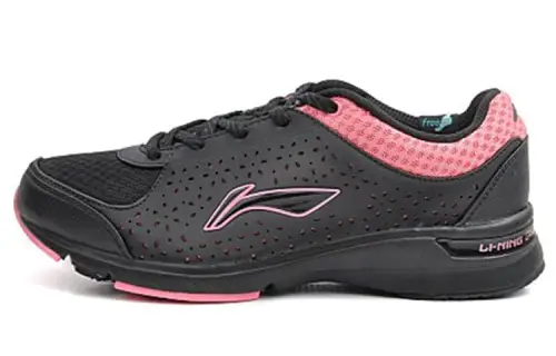 Li Ning Running Shoes Women's Low Top Black/Pink