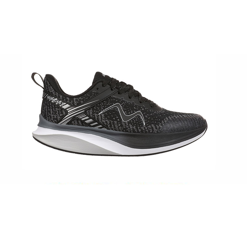 MBT Mesh, Textile Breathable Coverage Rebound Breathable Coverage Rebound Low top Running Shoes Men’s Black
