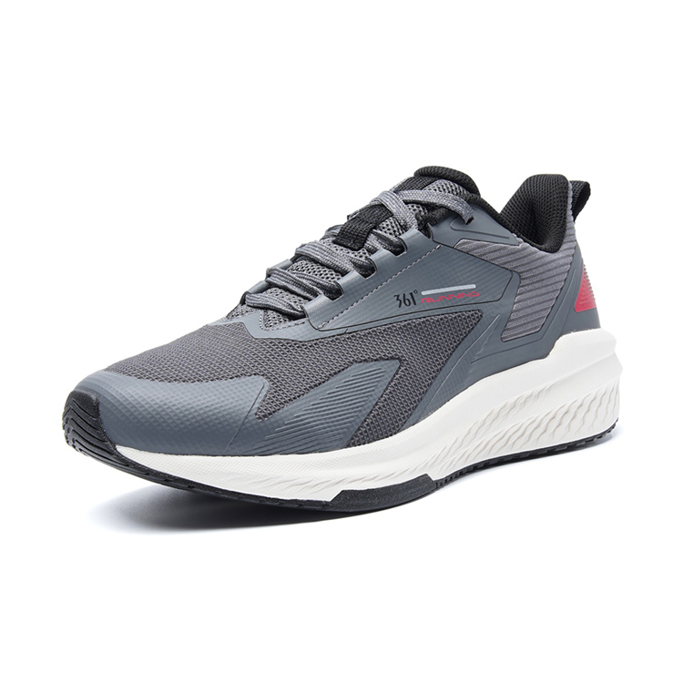 361° Cushioning, Wear Resistant Low top Running Shoes Men’s Gray Black