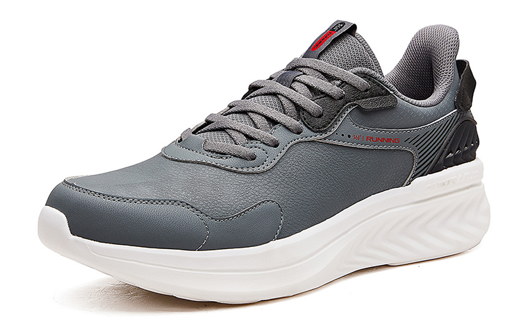 361° Casual Cushioning Slip Resistant Abrasion Resistant Breathable Low top Running Shoes Men’s Cosmic Gray