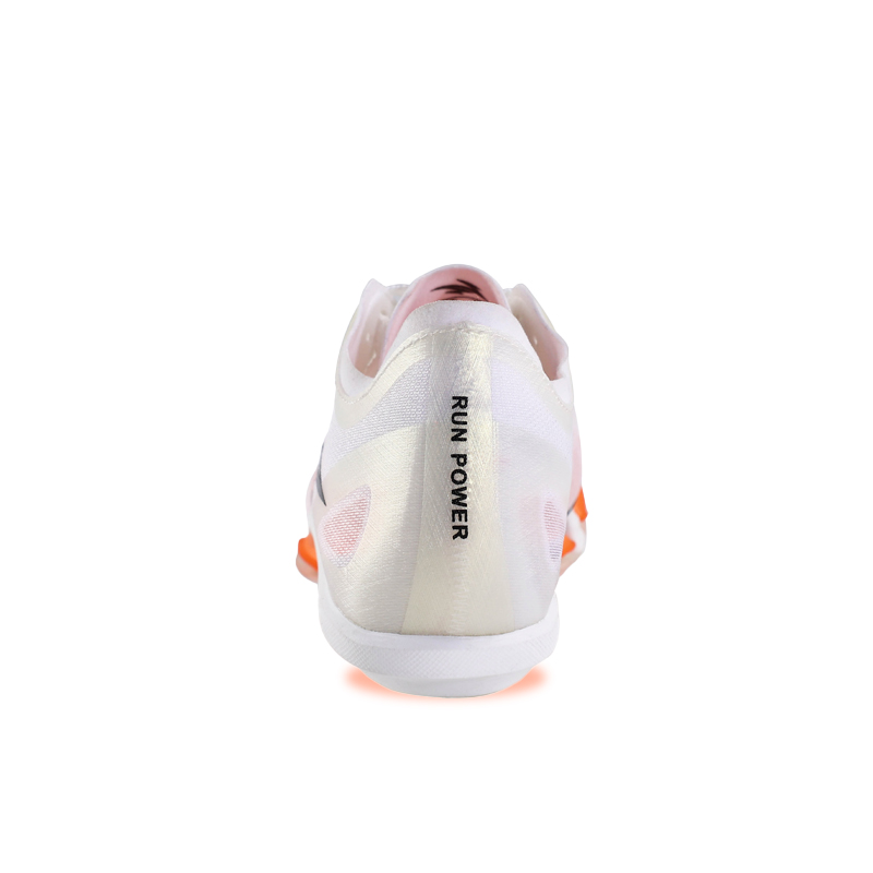 RANDONGLI Low top Running Shoes Unisex White Orange
