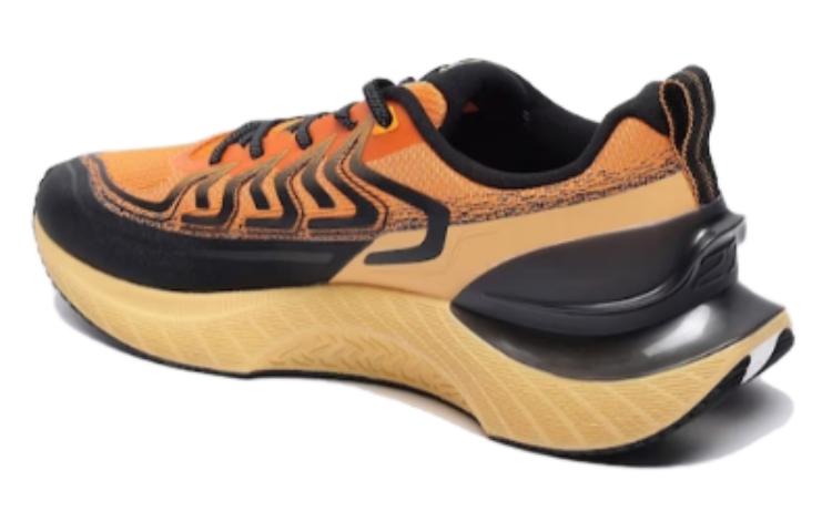 XTEP Comfortable Cushioning Slip Resistant Abrasion Resistant Low top Running Shoes Men’s Yellow Black