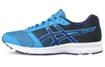 ASICS Patriot 8 Fashion Breathable And Wear resistant Low top Running Shoes Men's Blue Black