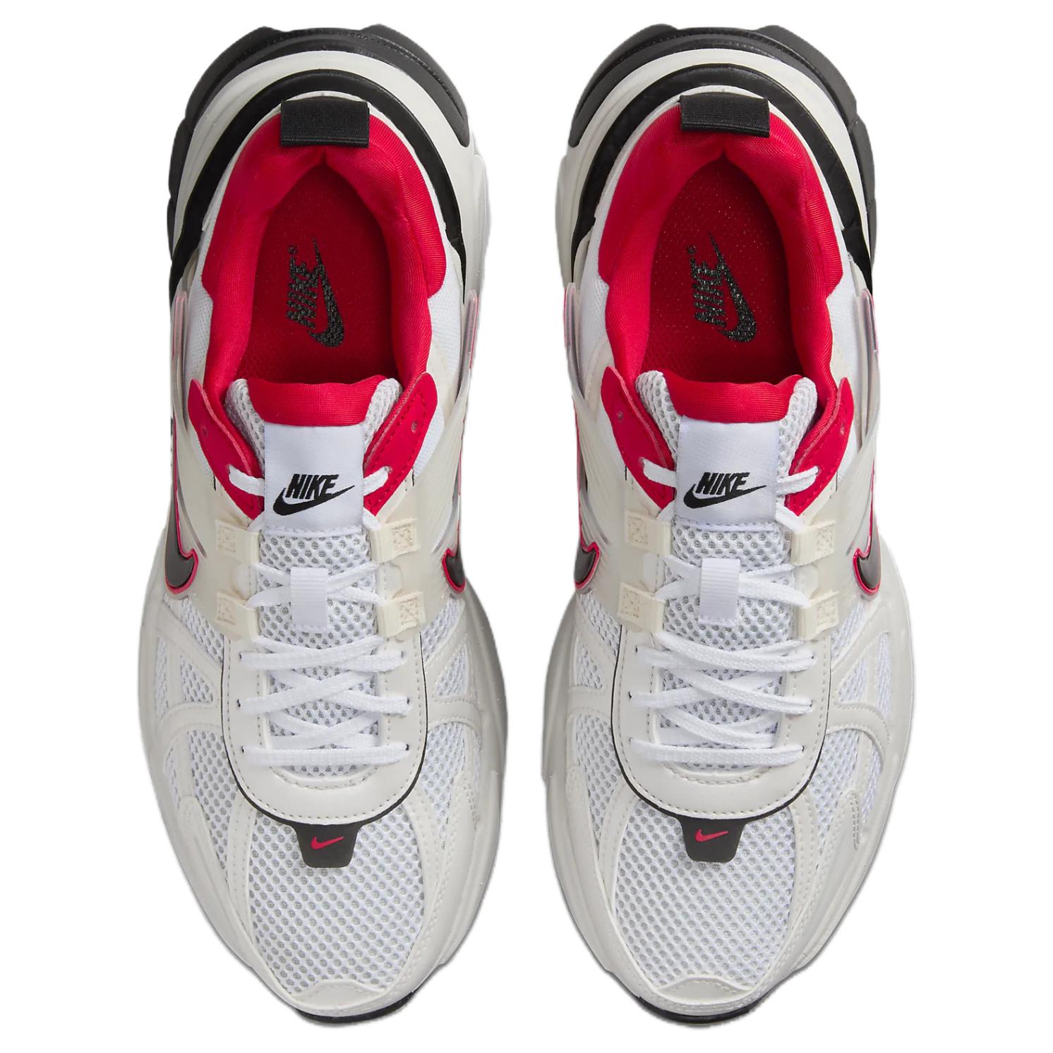 Nike V2K Run Metallic White University Red