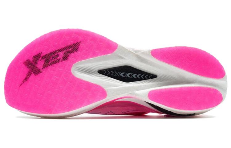 XTEP 160X 3.0 Pro Fabric Cushioning Slip Resistant Lightweight Rebound Low top Running Shoes Women’s White Red