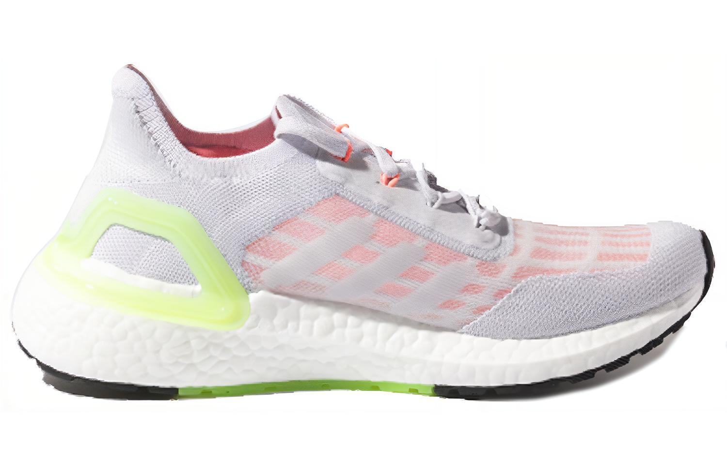 Женские кроссовки adidas ULT (серые с красным и зеленым) — Серый / красный / зелёный — фото 2
