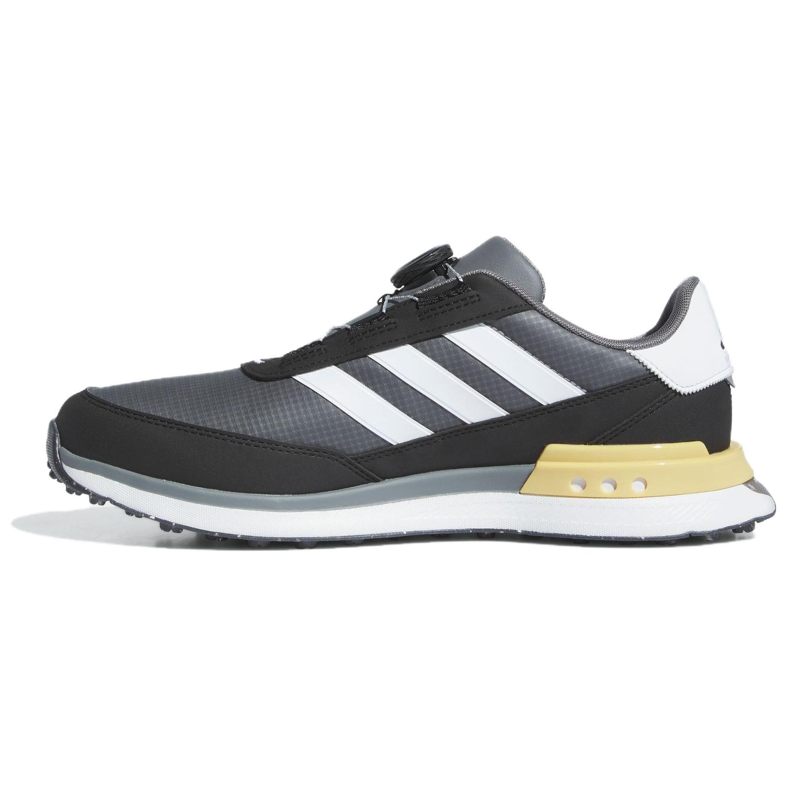 Adidas Slip Resistant Abrasion Resistant Low top Golf Shoes Men’s Gray Black