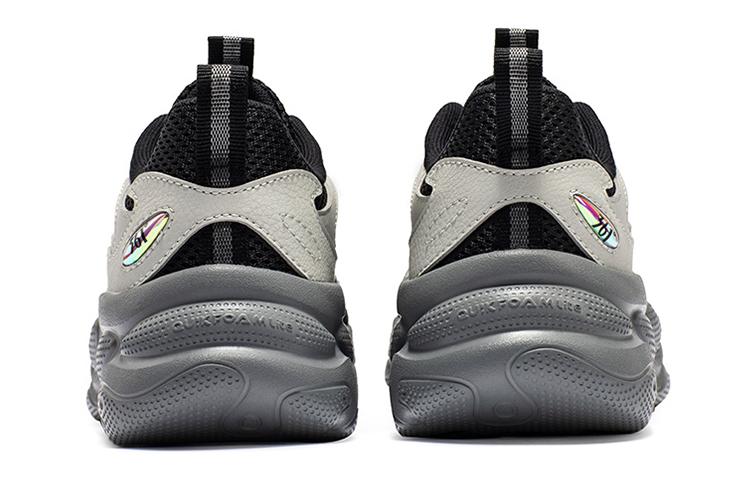 361° Slip Resistant, Abrasion Resistant, Breathable Low top Running Shoes Women’s Black Gray