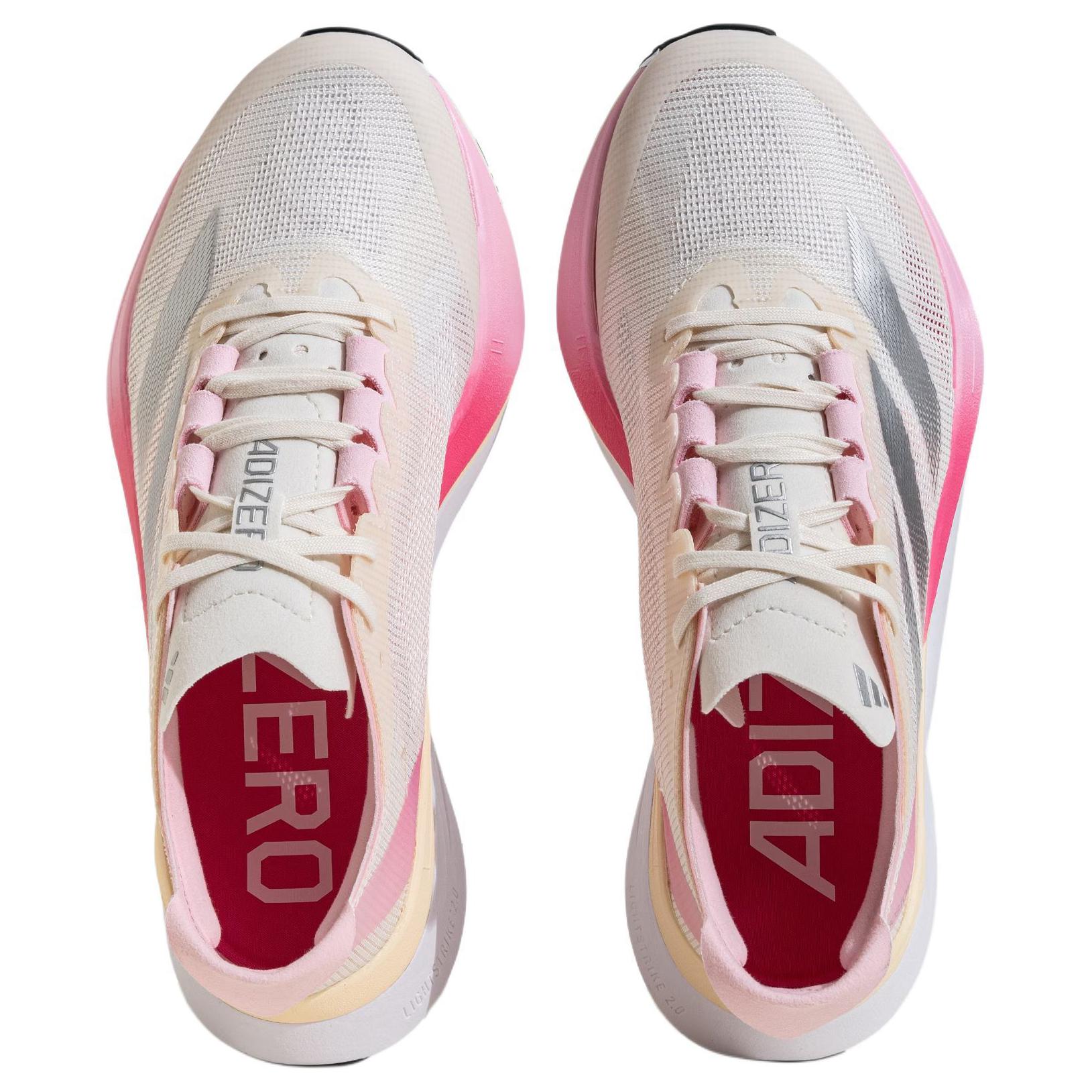 Adidas Adizero Boston 12 ‘Chalk White Clear Pink’