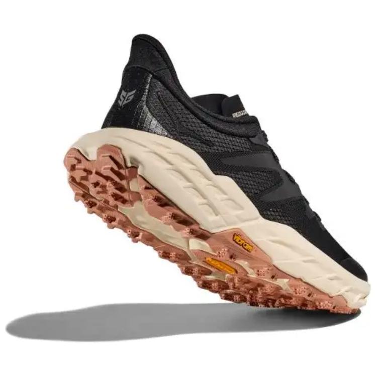 HOKA ONE ONE Speedgoat 5 Slip Resistant Abrasion Resistant Low top Running Shoes Unisex Black Brown